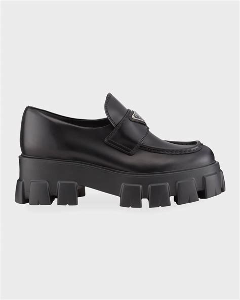 prada lofers men|prada monolith leather platform loafers.